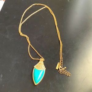 Turquoise Arrow Head Necklace